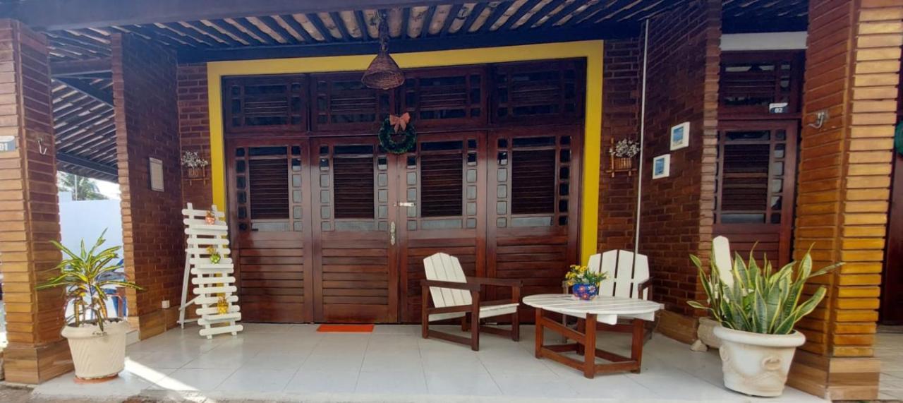 Chalé lindo e aconchegante na Barra de São Miguel Exterior foto