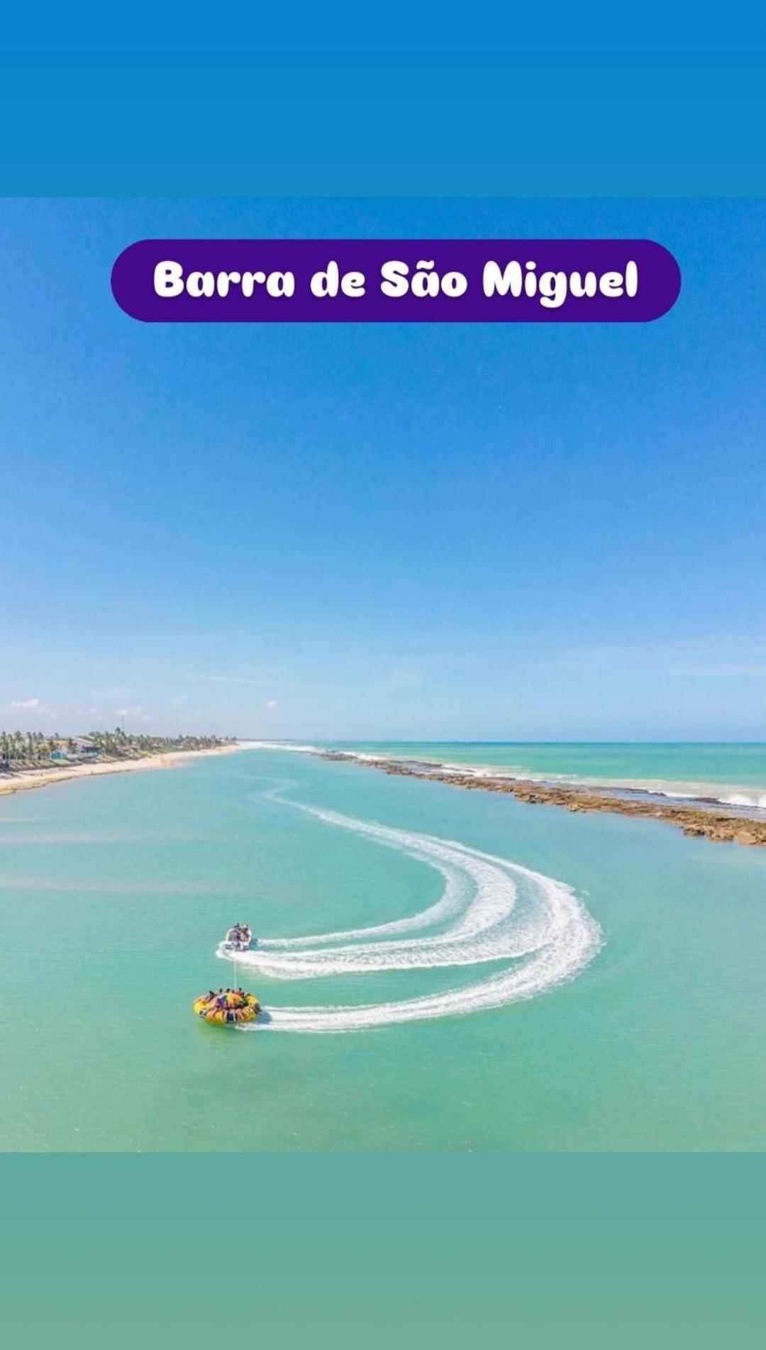 Chalé lindo e aconchegante na Barra de São Miguel Exterior foto